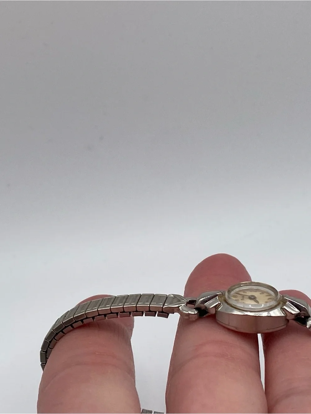 Bulova 10k rolled gold plate U4835 with Seidel  Ladies SilverTone Band Watch